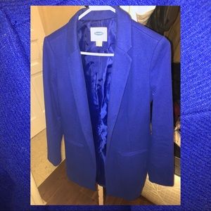 Petite Old Navy Blue Overcoat